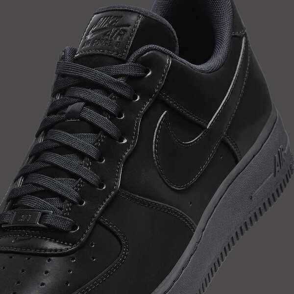 Dark Darker Vanta Black Nike Takes the Air Force 1 Low to a New